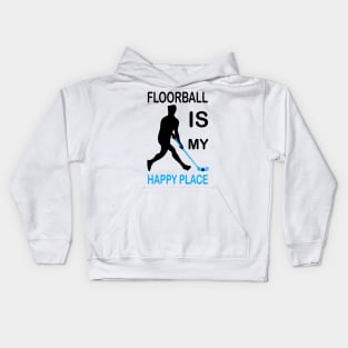 floorball player Kids Hoodie